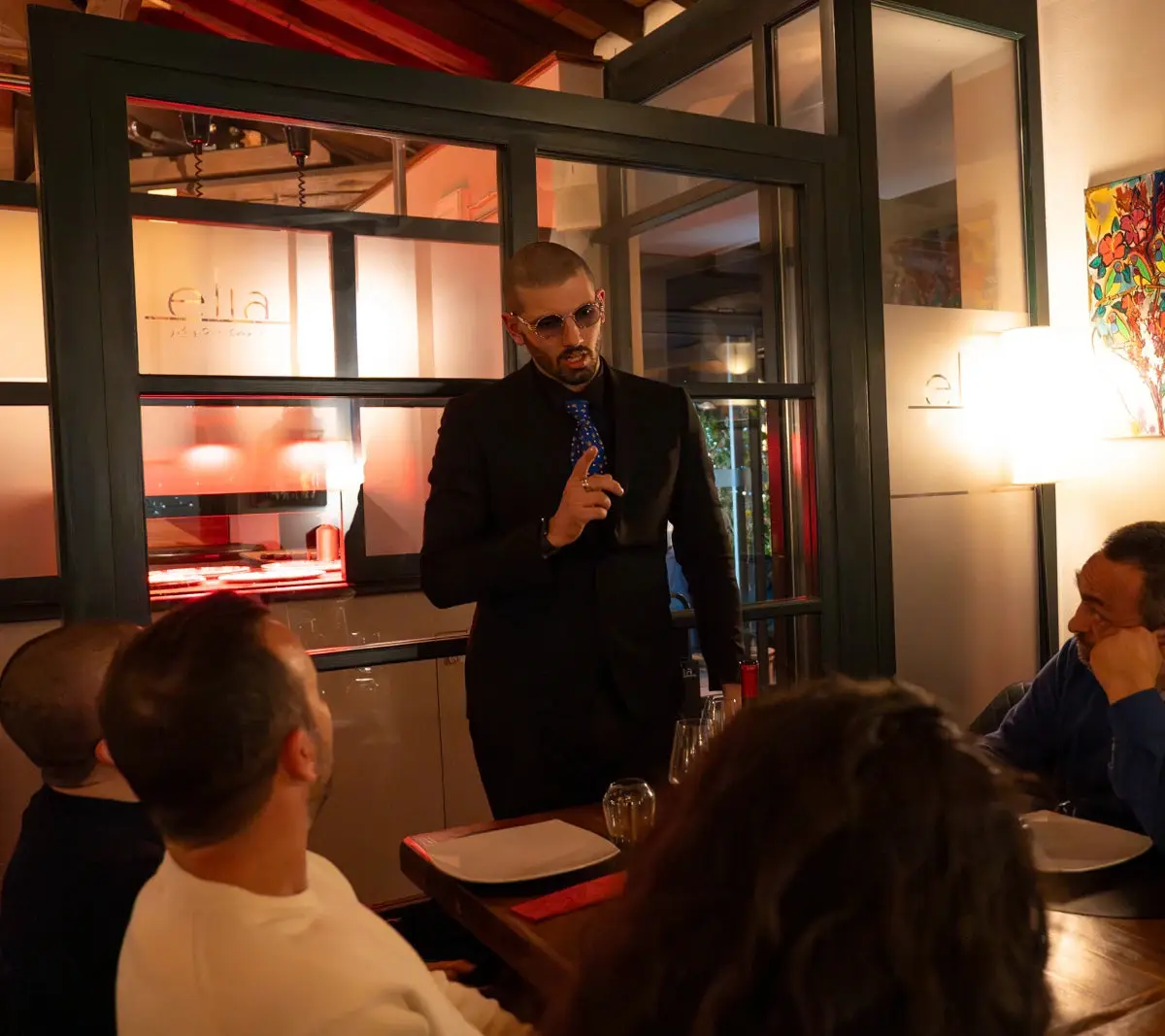 Cena di formazione con Frank Theory